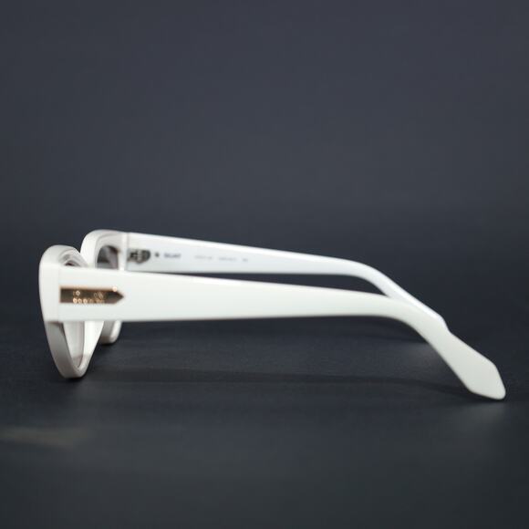 Quay Australia NARROW DOWN Cat Eye Sunglasses - Bone / Brown Polarized - NWT - Picture 5 of 12